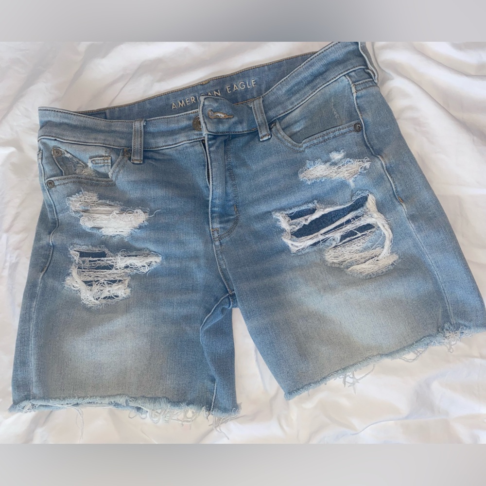 American Eagle Midi Dream Jean Shorts